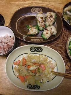 さっぱりいただく ピーマンの肉詰め-レシピのメイン写真