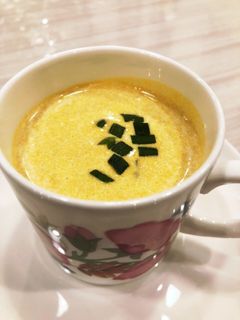 冷製パンプキンスープ☆かぼちゃの煮物で-レシピのメイン写真