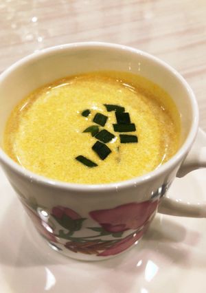 冷製パンプキンスープ☆かぼちゃの煮物で-レシピのメイン写真