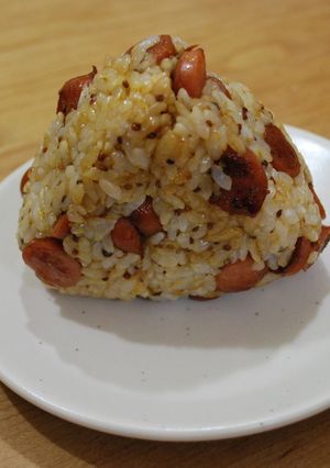 *ウインナー＆粒マスタードおにぎり*-レシピのメイン写真