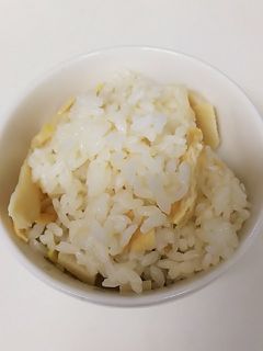 お手軽タケノコごはん-レシピのメイン写真