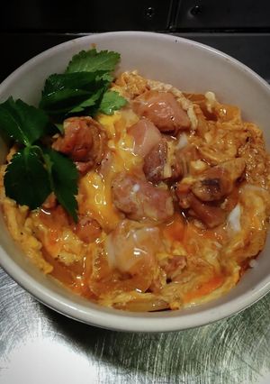 網焼き鶏の親子丼！❨(@≧↺≦@)❩wノ-レシピのメイン写真