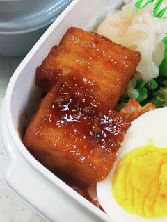 焼いて絡めるだけの厚揚げのおかず-レシピのメイン写真