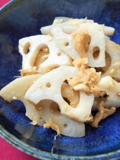 【松噛むカム】レンコンのツナマヨ炒め-レシピのメイン写真