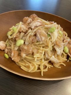 ホットクックで唐揚げパスタ-レシピのメイン写真