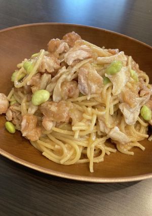 ホットクックで唐揚げパスタ-レシピのメイン写真