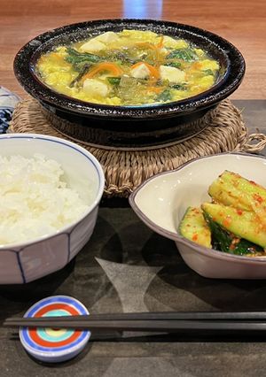 豆腐と高菜漬のうま煮-レシピのメイン写真