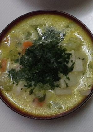 にんにくと野菜のミルクスープ-レシピのメイン写真