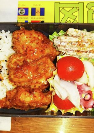 ハニーマスタードチキン　弁当-レシピのメイン写真