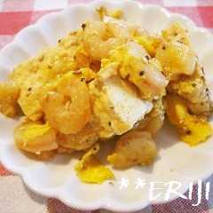 รูปของ ムキエビのいり豆腐～♪♪