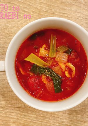食べるスープ『トマトと桜えびのスープ』-レシピのメイン写真