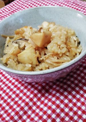 帆立の炊き込みご飯-レシピのメイン写真