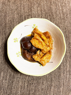 甘辛油揚げと椎茸の煮物-レシピのメイン写真