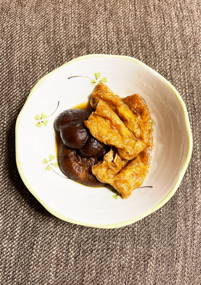 甘辛油揚げと椎茸の煮物-レシピのメイン写真