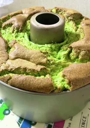 抹茶シフォンケーキ20cm@220円-レシピのメイン写真
