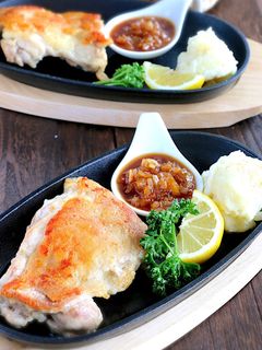 チキンステーキ〜オニオンソース添え〜-レシピのメイン写真
