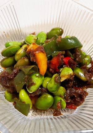 手軽に1品！おかか枝豆パプリカ-レシピのメイン写真
