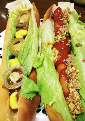 業ス調味料でお洒落ホットドッグ-レシピのメイン写真