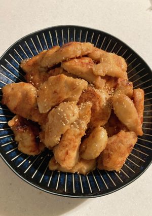 簡単！子供も大好き 鶏むね肉の甘辛焼き-レシピのメイン写真
