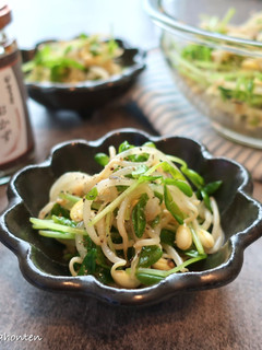 豆もやしと豆苗のナムル-レシピのメイン写真