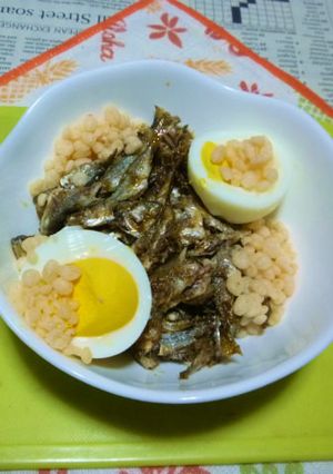 豆あじの揚げ焼き＋ゆで卵のタパス-レシピのメイン写真