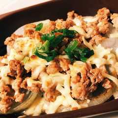 新玉ねぎのひき肉チーズ乗せ-レシピのメイン写真