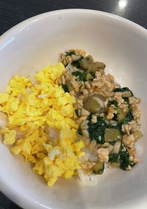 離乳食後期〜鶏そぼろ-レシピのメイン写真