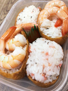 エビいなり寿司弁当 518-レシピのメイン写真