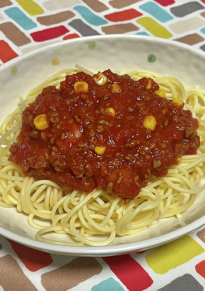 超簡単☆旨味堪能！トマト缶のミートソース-レシピのメイン写真