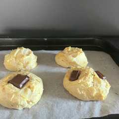 รูปของ 痩せレシピ★豆腐と米粉のチョコスコーン
