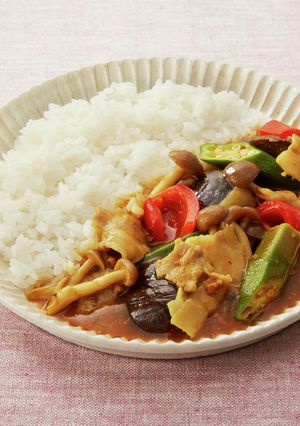 彩り野菜の麻婆カレー-レシピのメイン写真