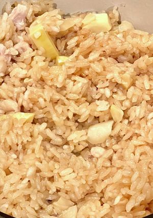 バーミキュラで作る簡単たけのこご飯-レシピのメイン写真
