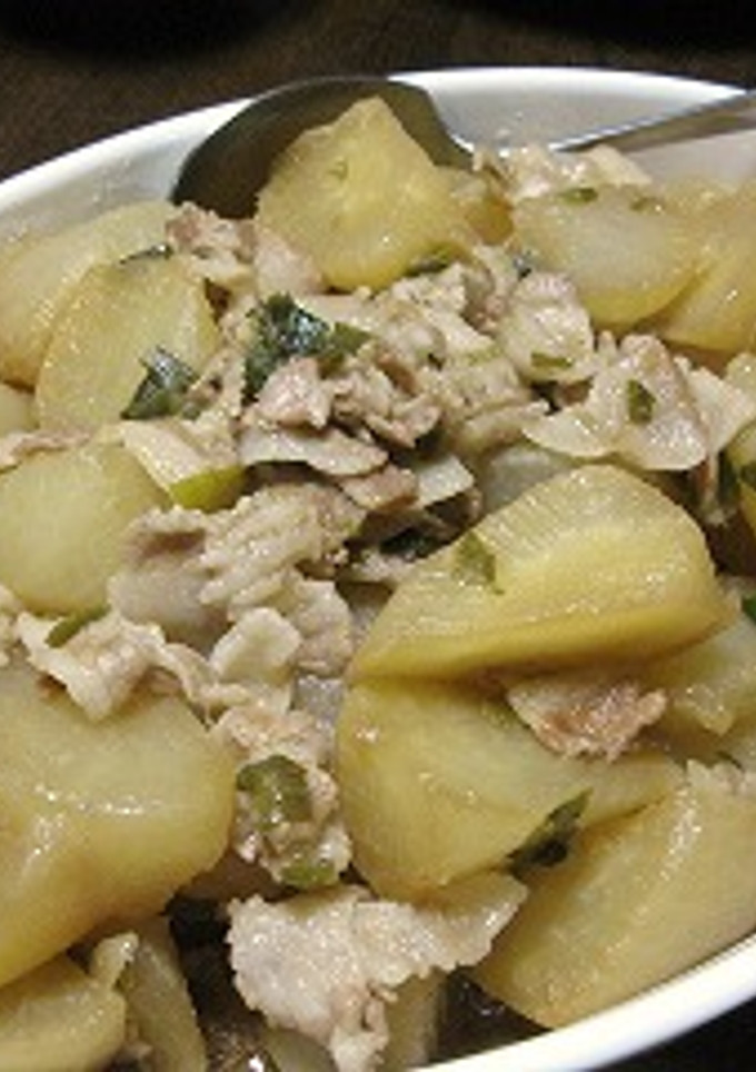 大根と豚肉の生姜炒め煮♪-レシピのメイン写真