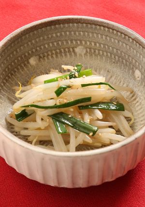 レンジで簡単！にらともやしのナムル-レシピのメイン写真