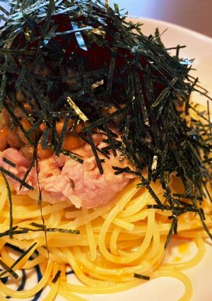 納豆ツナパスタ-レシピのメイン写真