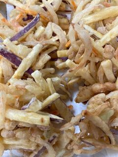 セロリと大豆のかき揚げ-レシピのメイン写真