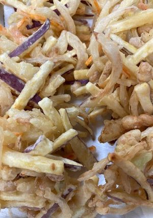 セロリと大豆のかき揚げ-レシピのメイン写真
