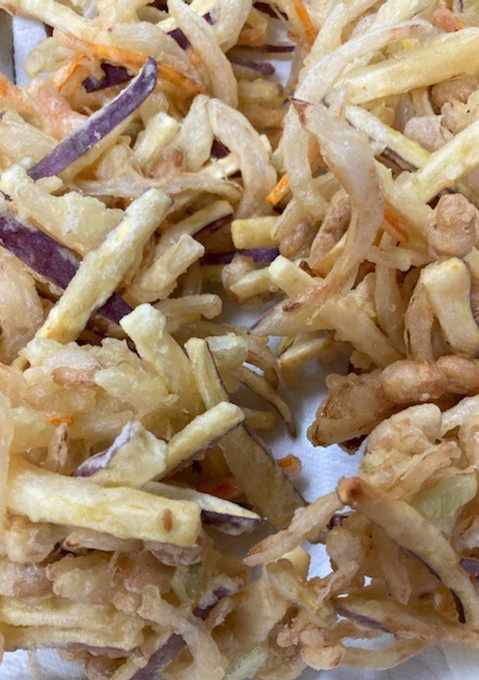 セロリと大豆のかき揚げ-レシピのメイン写真