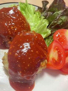 豚こまバーグ-レシピのメイン写真