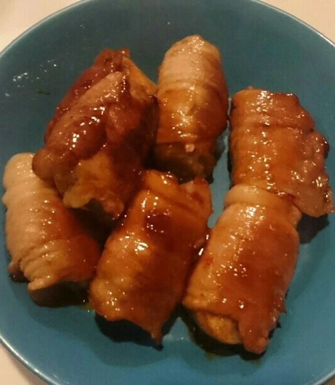 こんにゃくのピリ辛肉巻き-レシピのメイン写真
