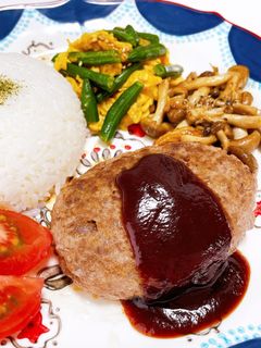 牛乳たまねぎなしハンバーグ-レシピのメイン写真
