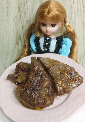 リカちゃん♡牛レバーのガリバタソテー࿄-レシピのメイン写真
