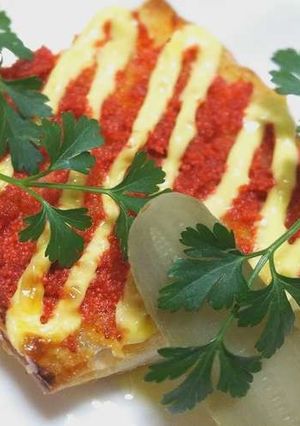 明太子風味のバタートースト-レシピのメイン写真