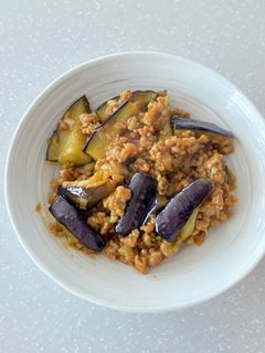 万能! なすとひき肉ピリ辛炒め!-レシピのメイン写真