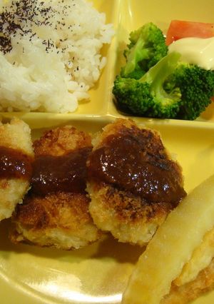 ヘルシー和風メンチカツレツ-レシピのメイン写真