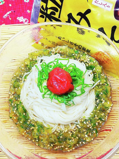 胡瓜ダレの素麺-レシピのメイン写真