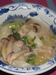 かぶらと白菜としめじの生姜風味あんかけ-レシピのメイン写真