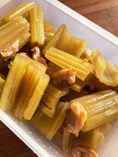 山菜☆ふき_あさりとふきの煮物-レシピのメイン写真