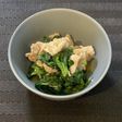 豚肉とほうれん草の蒸しポン酢