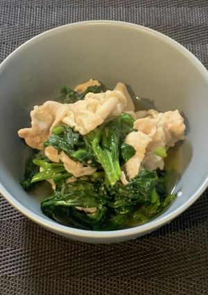 豚肉とほうれん草の蒸しポン酢-レシピのメイン写真